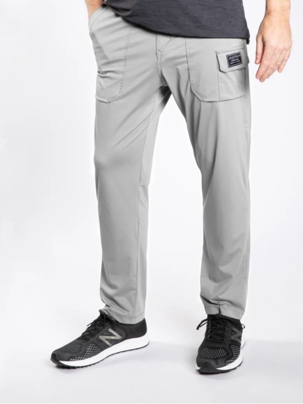 ANETIK Roam Tech Utility Jogger Hybrid grey fishing outdoors size 38 pants $95